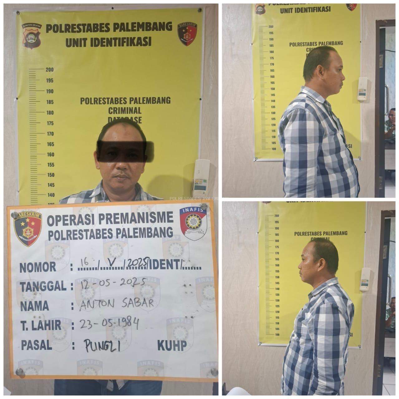 Polisi Amankan Oknum Ketua RT Diduga Lakukan Pungli di Pasar 16 Ilir